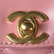 Bagsaaa Chanel Top Handle Pink bag 22cm - 6