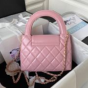 Bagsaaa Chanel Top Handle Pink bag 22cm - 2