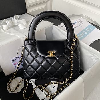 	 Bagsaaa Chanel Top Handle Black bag 22cm