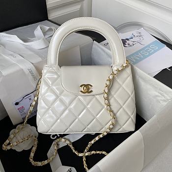 	 Bagsaaa Chanel Top Handle White bag 22cm