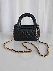 	 Bagsaaa Chanel Top Handle Black bag 13X19X7cm - 2