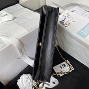 Bagsaaa Chanel Chain Long Black Bag - 13×17.5×4cm - 6