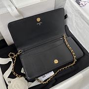 Bagsaaa Chanel Chain Long Black Bag - 13×17.5×4cm - 3