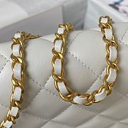 	 Bagsaaa Chanel Chain Long White Bag - 13×17.5×4cm - 4