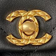 Bagsaaa Chanel small Backpack Calfskin & Gold-Tone Metal Black  - 2