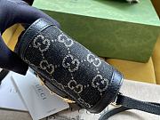 Bagsaaa Gucci 1955 Horsebit Mini Bag GG Black Denim 11.5/17/4cm - 5