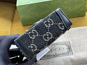 Bagsaaa Gucci 1955 Horsebit Mini Bag GG Black Denim 11.5/17/4cm - 2