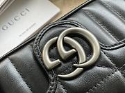 Bagsaaa Gucci GG Marmont Super Mini Black Bag - 16.5/10/5cm - 2