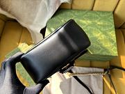 Bagsaaa Gucci GG Marmont Mini Shoulder Black Bag - 18/15/8cm - 3