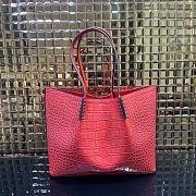 Bagsaaa Christian Louboutin Cabata Tote bag - Croc leather - Red - 1