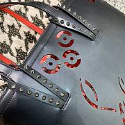 Bagsaaa Christian Louboutin Cabata E/W mini Black Tote Calf leather  - 3