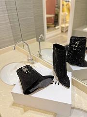 	 Bagsaaa Givenchy Shark Lock Ankle Boots in satin with strass black - 4
