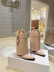 	 Bagsaaa Givenchy Shark Lock Ankle Boots in leather light pink - 1