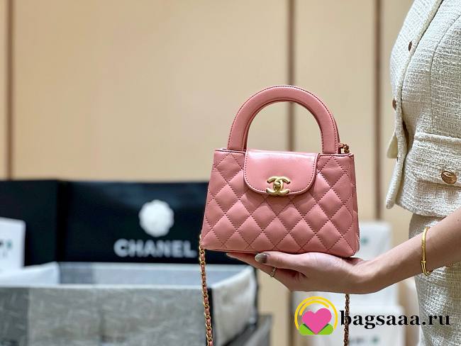 Bagsaaa Chanel Mini Shopping Bag Pink - 13 × 19 × 7 cm - 1