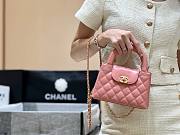 Bagsaaa Chanel Mini Shopping Bag Pink - 13 × 19 × 7 cm - 4
