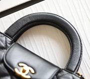 	 Bagsaaa Chanel Mini Shopping Bag Black - 13 × 19 × 7 cm - 6