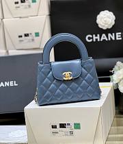 	 Bagsaaa Chanel Mini Shopping Bag Blue - 13 × 19 × 7 cm - 1
