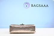 Bagsaaa Chanel Timless Flap Bag Gold Silver 25cm - 3