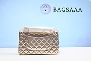 Bagsaaa Chanel Timless Flap Bag Gold Silver 25cm - 2