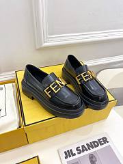 Bagsaaa Fendi Black Loafers  - 1