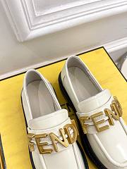 	 Bagsaaa Fendi White Loafers - 5