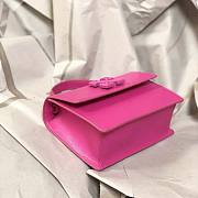 Bagsaaa Off White Jitney Bag In Pink - 22x14x7cm - 5