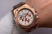 Bagsaaa Audemars Piguet Royal Oak Chronograph 38Mm 18K Rose Gold Watch - 1