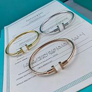 Bagsaaa Tiffany & Co Diamonds Tiffany T Wire Bracelet - 1