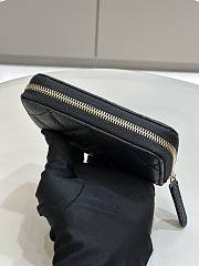 	 Bagsaa Chanel Coin Purse Black CC Logo Caviar Leather - 19x3x10cm - 5