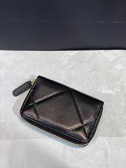 Bagsaaa Chane 19 Coin Purse Black Gold Hardware - 7.5×2×11.cm - 4