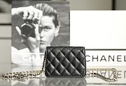 Bagsaaa Chanel Chain Wallet Black Caviar - 13x10x6cm - 5