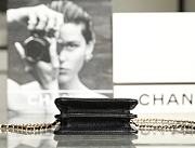 Bagsaaa Chanel Chain Wallet Black Caviar - 13x10x6cm - 4