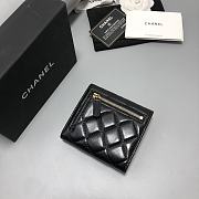 Bagsaaa Chanel Black Wallet With Heart Logo - 11.2×7.5×0.5cm - 5