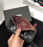 	 Bagsaaa Chanel Coin Purse Lambskin Black Leather - 3