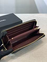Bagsaaa Chanel Zippy Cavier Wallet Gold Logo - 4