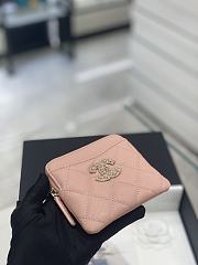 Bagsaaa Chanel Coin Purse Pink Quilted Logo - 11x9.5x1.5cm - 5