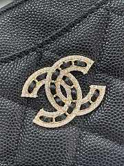 	 Bagsaaa Chanel Coin Purse Black Quilted Logo - 11x9.5x1.5cm - 4