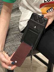 	 Bagsaaa Chanel Phone Holder Silver - 18.2x9x3cm - 3