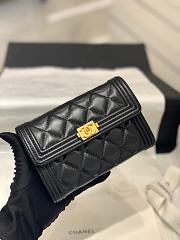 Bagsaaa Chanel Leboy Flap Wallet Lambskin - 16x11x3.5cm - 2