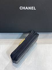 	 Bagsaaa Chanel Leboy Coin Purse Caviar Black Gold Hardware - 4