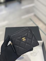 Bagsaaa Chanel Coin Purse Caviar Leather - 11x9.5x1.5cm - 2