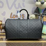 Bagsaaa Louis Vuitton Keepall Black Monogram 50*29*22 cm - 4