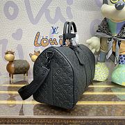 Bagsaaa Louis Vuitton Keepall Black Monogram 50*29*22 cm - 2