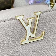 	 Bagsaaa Louis Vuitton Capucines Taurillon Capushell Taupe - 21*14*8cm - 5