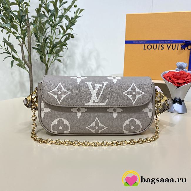 Bagsaaa Louis Vuitton wallet on chain ivy bicolor monogram empreinte leather - 1