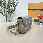 Bagsaaa Louis Vuitton wallet on chain ivy bicolor monogram empreinte leather - 6