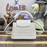	 Bagsaaa Louis Vuitton Capucines Croc cowhide beige - 21*14*8cm - 2