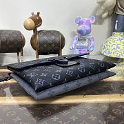 	 Bagsaaa Louis Vuitton Pochette S-Lock Monogram Eclipse Black - 28*22.5*3.5cm - 5
