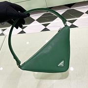 Bagsaaa Prada Triangle leather mini-bag green - 2