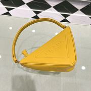 	 Bagsaaa Prada Triangle leather mini-bag yellow - 2